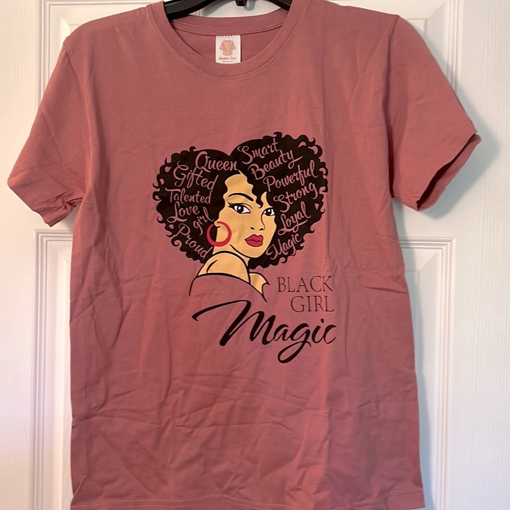 Mauve Black Girl Magic Tee